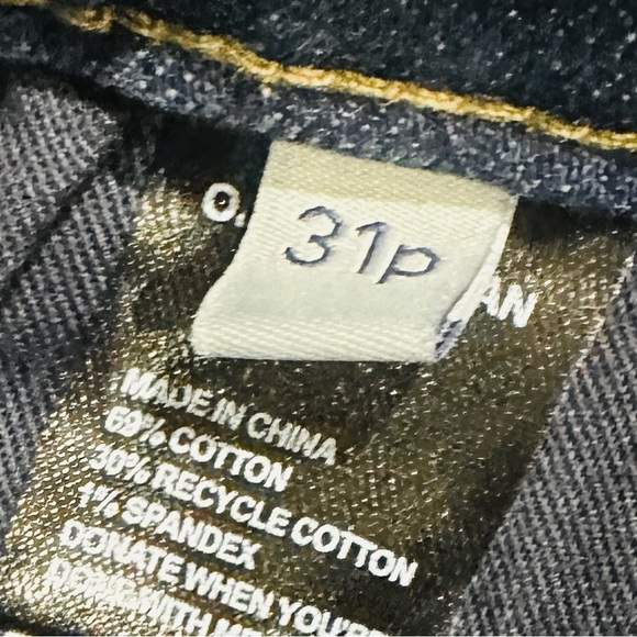 👖🌊 OLIVER LOGAN Crosby Relaxed Taper Jeans | High-Rise | Ralph Blue | 31P - Picture 5 of 8